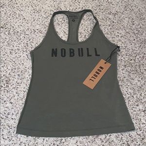 NoBull racer back tank— Army green